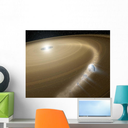 Comet Being Torn to Wall Decal