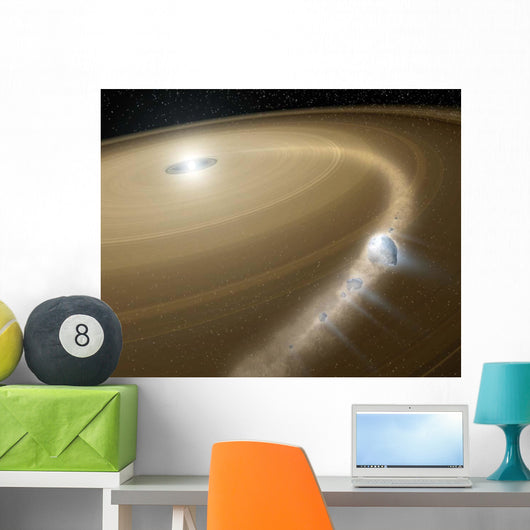 Comet Being Torn to Wall Decal