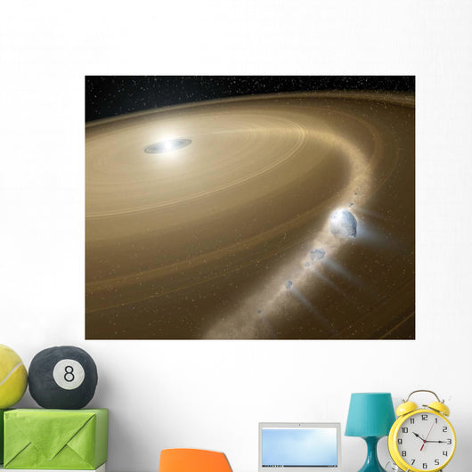Comet Being Torn to Wall Decal