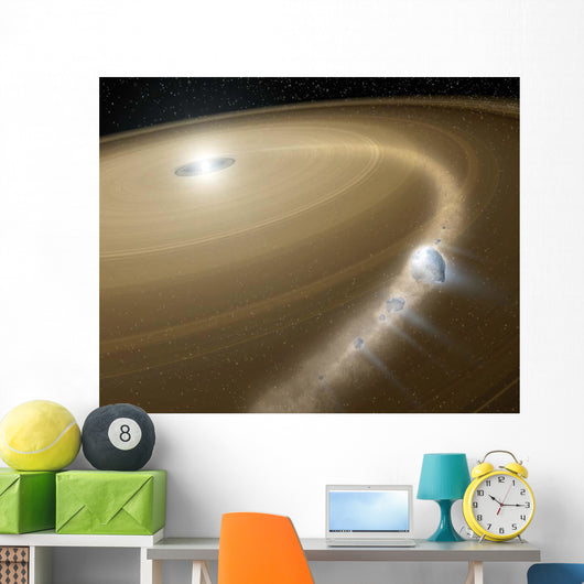 Comet Being Torn to Wall Decal