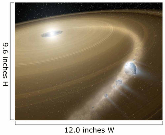 Comet Being Torn to Wall Decal