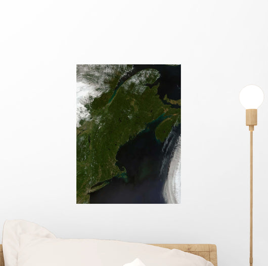Satellite New England Wall Decal