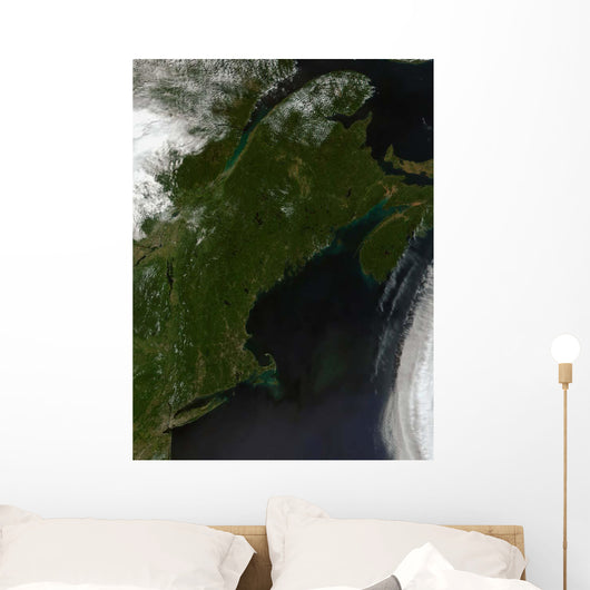 Satellite New England Wall Decal