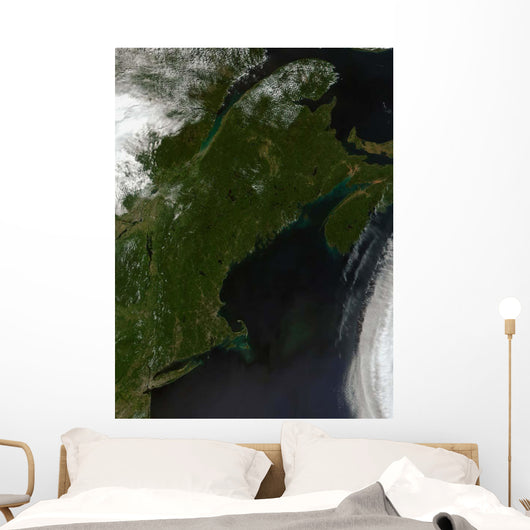 Satellite New England Wall Decal