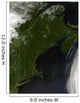 Satellite New England Wall Decal