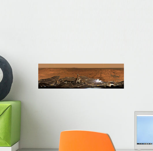 Panoramic Mars Wall Decal Design 4