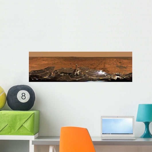 Panoramic Mars Wall Decal Design 4