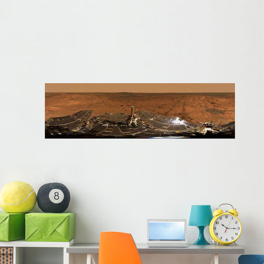 Panoramic Mars Wall Decal Design 4
