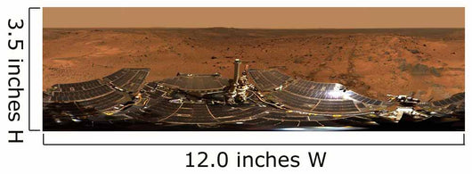 Panoramic Mars Wall Decal Design 4