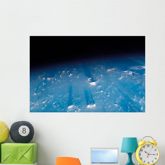 Mimas Drifts along Its Wall Decal Design 2