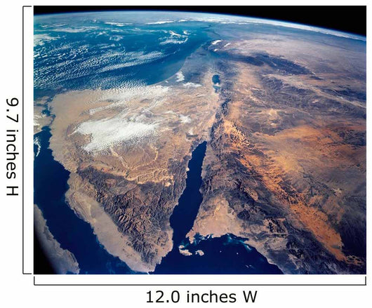 Sinai Peninsula and Dead Wall Decal