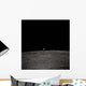 Earth Rises over Lunar Wall Decal