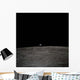 Earth Rises over Lunar Wall Decal
