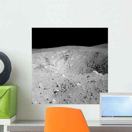 Apollo 16 Image Lunar Wall Decal