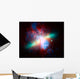 False-colored Messier 82 Galaxy Wall Decal
