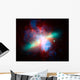 False-colored Messier 82 Galaxy Wall Decal
