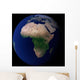 Full Earth Showing Africa Wall Decal Design 1