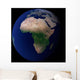 Full Earth Showing Africa Wall Decal Design 1