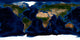 Topographic Bathymetric Shading Full Wall Decal