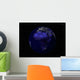 Full Earth Night Showing Wall Decal Design 1
