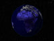 Full Earth Night Showing Wall Decal Design 1