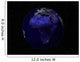 Full Earth Night Showing Wall Decal Design 1