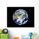 Fully Lit Earth Centered Wall Decal Design 1