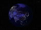 Full Earth Night Showing Wall Decal Design 2