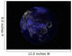 Full Earth Night Showing Wall Decal Design 2