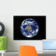 Fully Lit Earth Centered Wall Decal Design 2