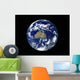 Fully Lit Earth Centered Wall Decal Design 2