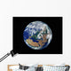 Fully Lit Earth Centered Wall Decal Design 3
