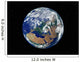 Fully Lit Earth Centered Wall Decal Design 3