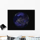 Full Earth Night Showing Wall Decal Design 4