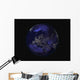 Full Earth Night Showing Wall Decal Design 4