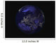 Full Earth Night Showing Wall Decal Design 4