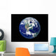 Fully Lit Earth Centered Wall Decal Design 4