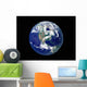 Fully Lit Earth Centered Wall Decal Design 4