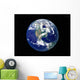 Fully Lit Earth Centered Wall Decal Design 4