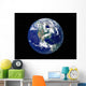 Fully Lit Earth Centered Wall Decal Design 4