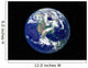 Fully Lit Earth Centered Wall Decal Design 4
