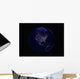 Full Earth Night Showing Wall Decal Design 5