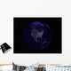 Full Earth Night Showing Wall Decal Design 5