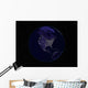 Full Earth Night Showing Wall Decal Design 5