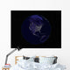 Full Earth Night Showing Wall Decal Design 5