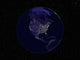Full Earth Night Showing Wall Decal Design 5
