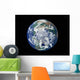 Fully Lit Earth Centered Wall Decal Design 5