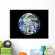 Fully Lit Earth Centered Wall Decal Design 5