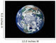 Fully Lit Earth Centered Wall Decal Design 5
