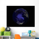 Full Earth Night Showing Wall Decal Design 6